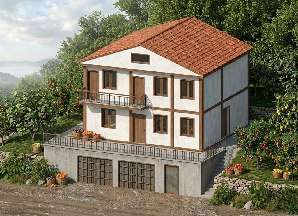 Dikmelik Mevkii Bağ Evi Projesi